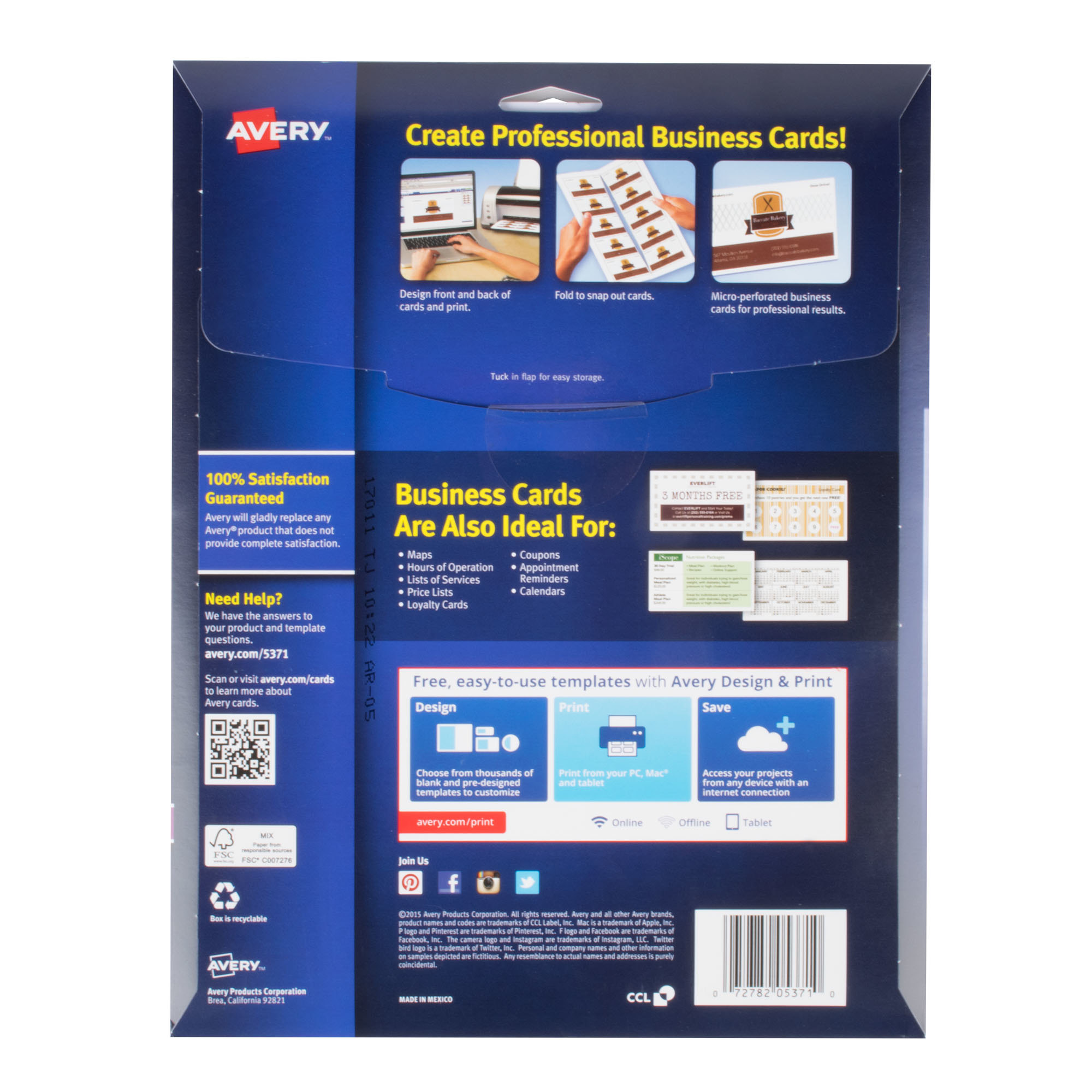 Avery Laser Business Cards Template A Professional Solution For