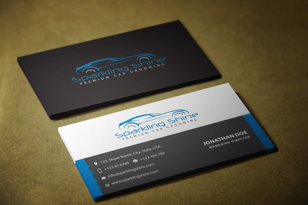 Detailing Business Card Examples