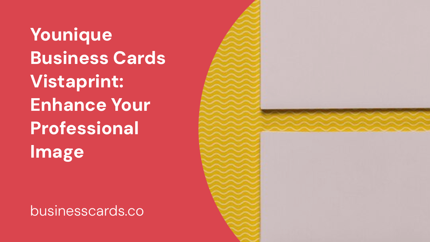 younique business cards vistaprint enhance your professional image