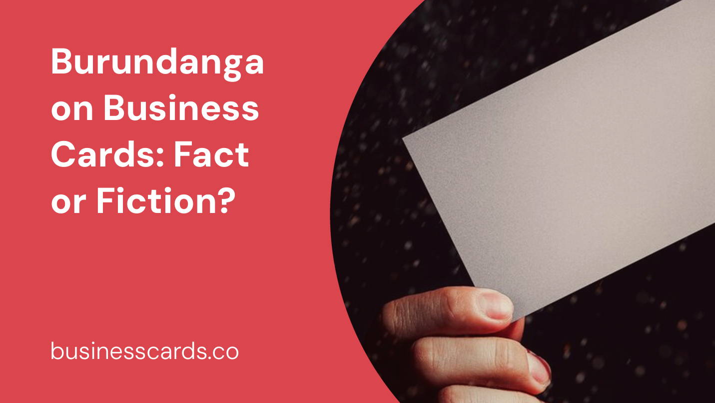 burundanga on business cards fact or fiction 