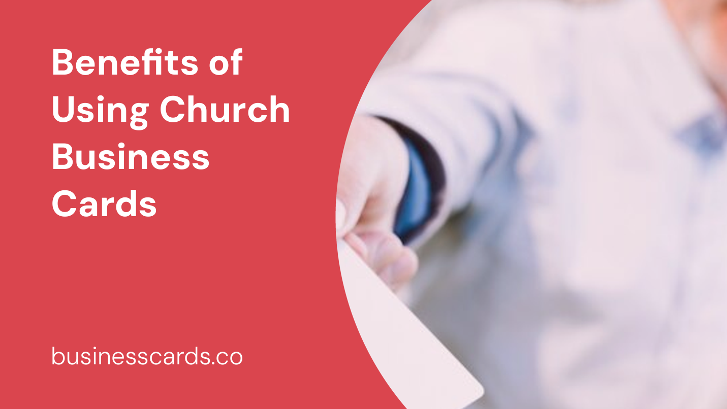 benefits of using church business cards