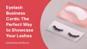 eyelash business cards the perfect way to showcase your lashes