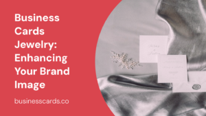 business cards jewelry enhancing your brand image