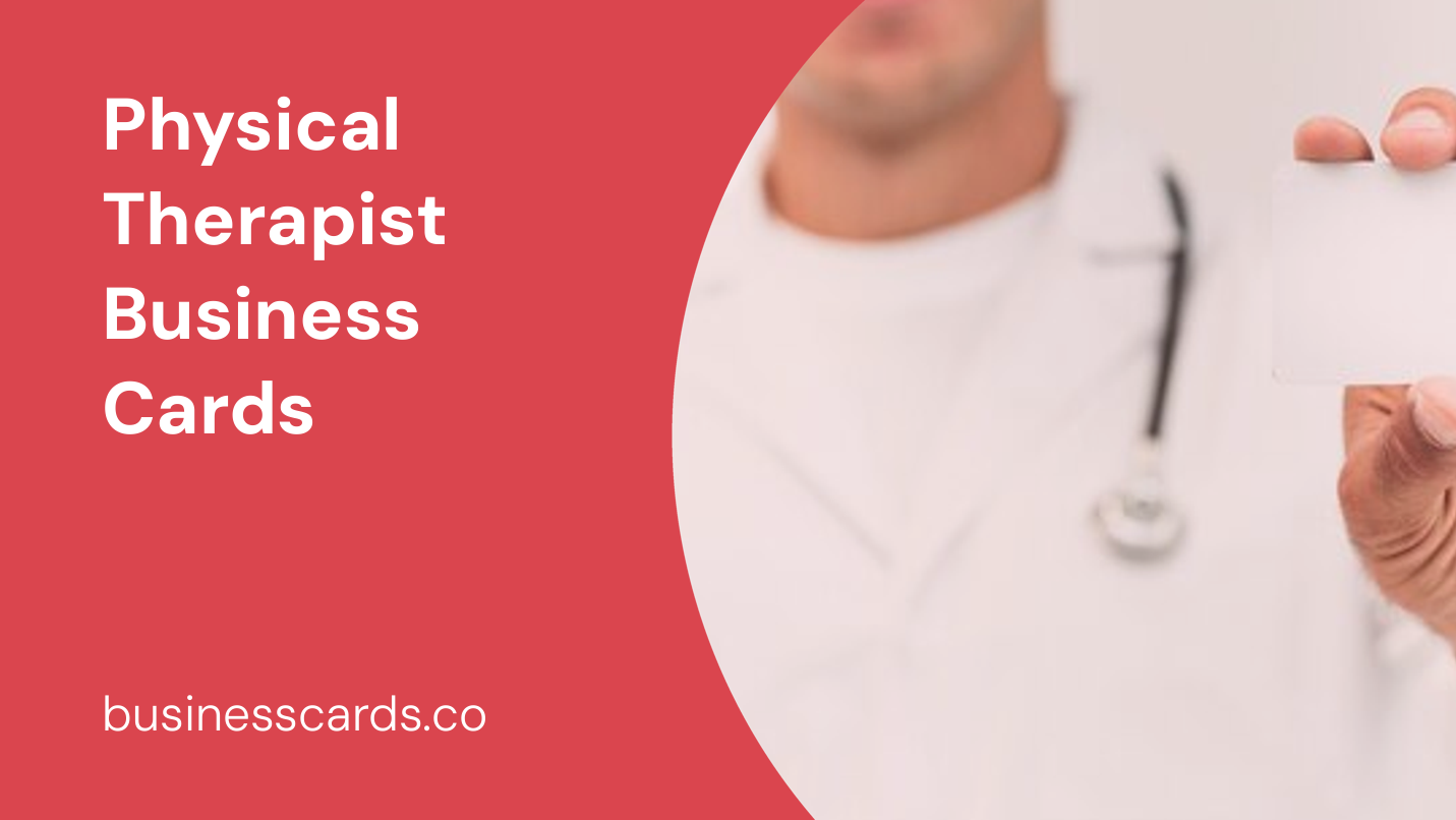 physical therapist business cards