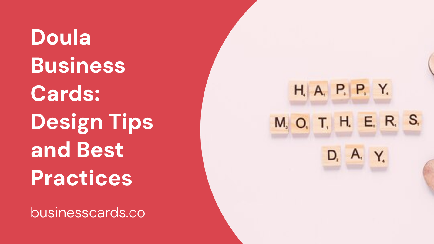 doula business cards design tips and best practices