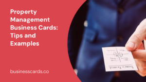 property management business cards tips and examples