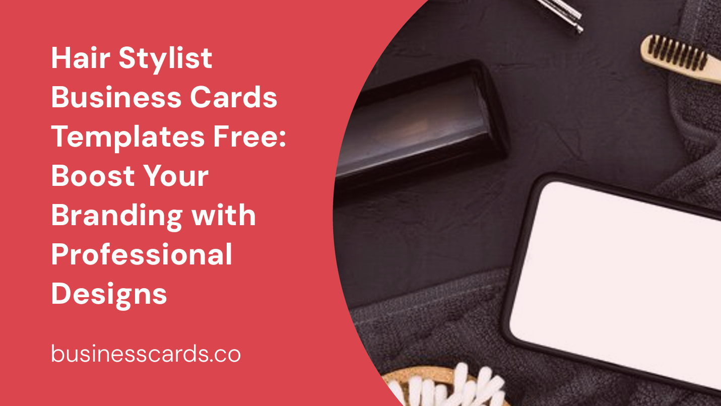 hair stylist business cards templates free boost your branding with professional designs