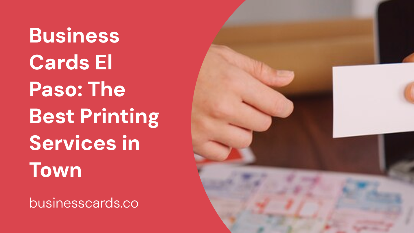 144 Business Cards El Paso The Best Printing Services In Town 