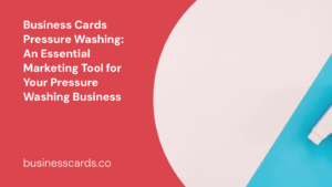 business cards pressure washing an essential marketing tool for your pressure washing business