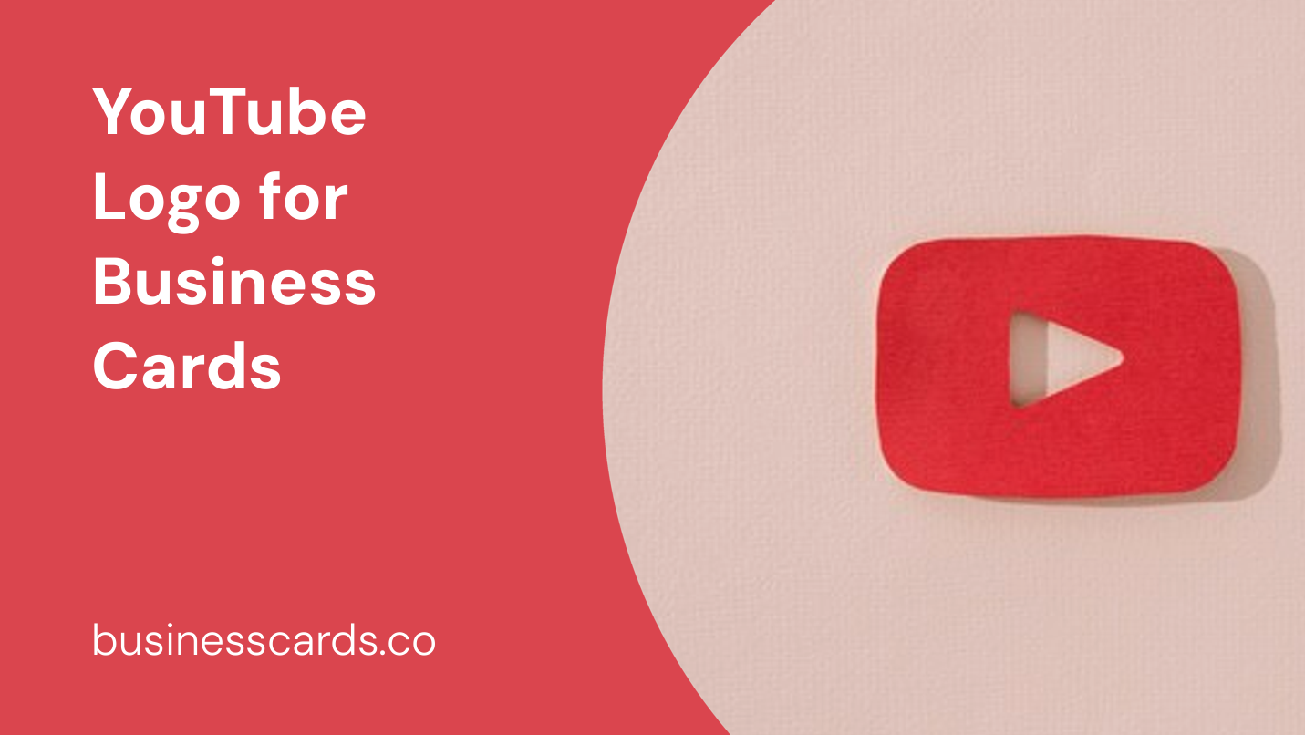 youtube logo for business cards