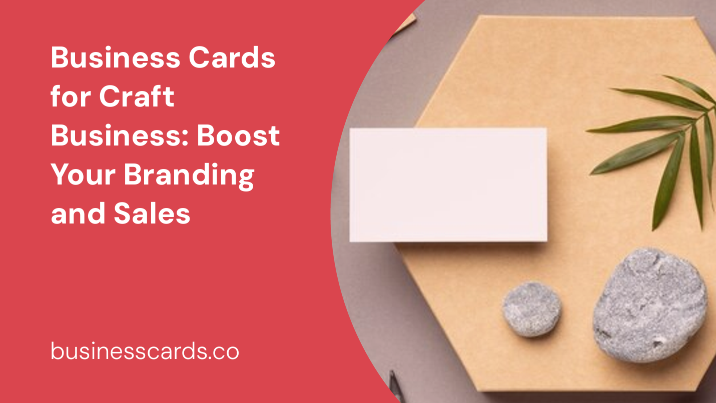 business cards for craft business boost your branding and sales