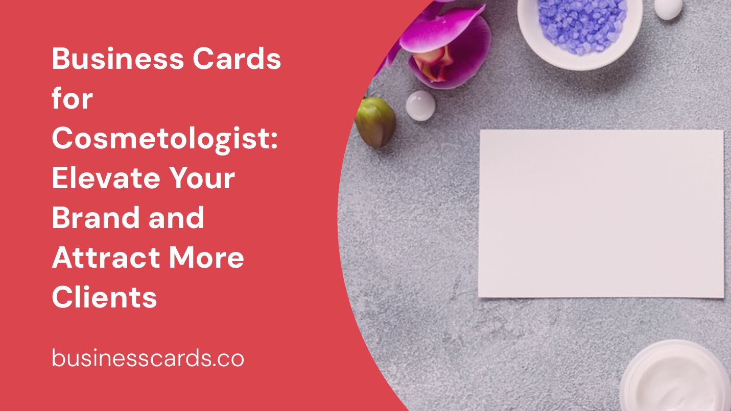 business cards for cosmetologist elevate your brand and attract more clients
