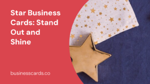star business cards stand out and shine