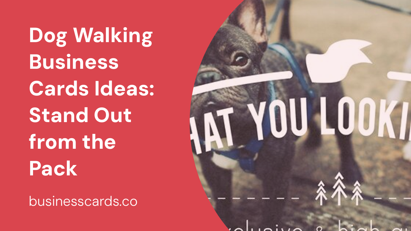 dog walking business cards ideas stand out from the pack