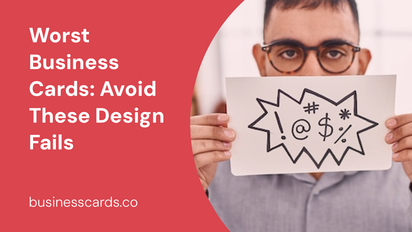 worst business cards avoid these design fails