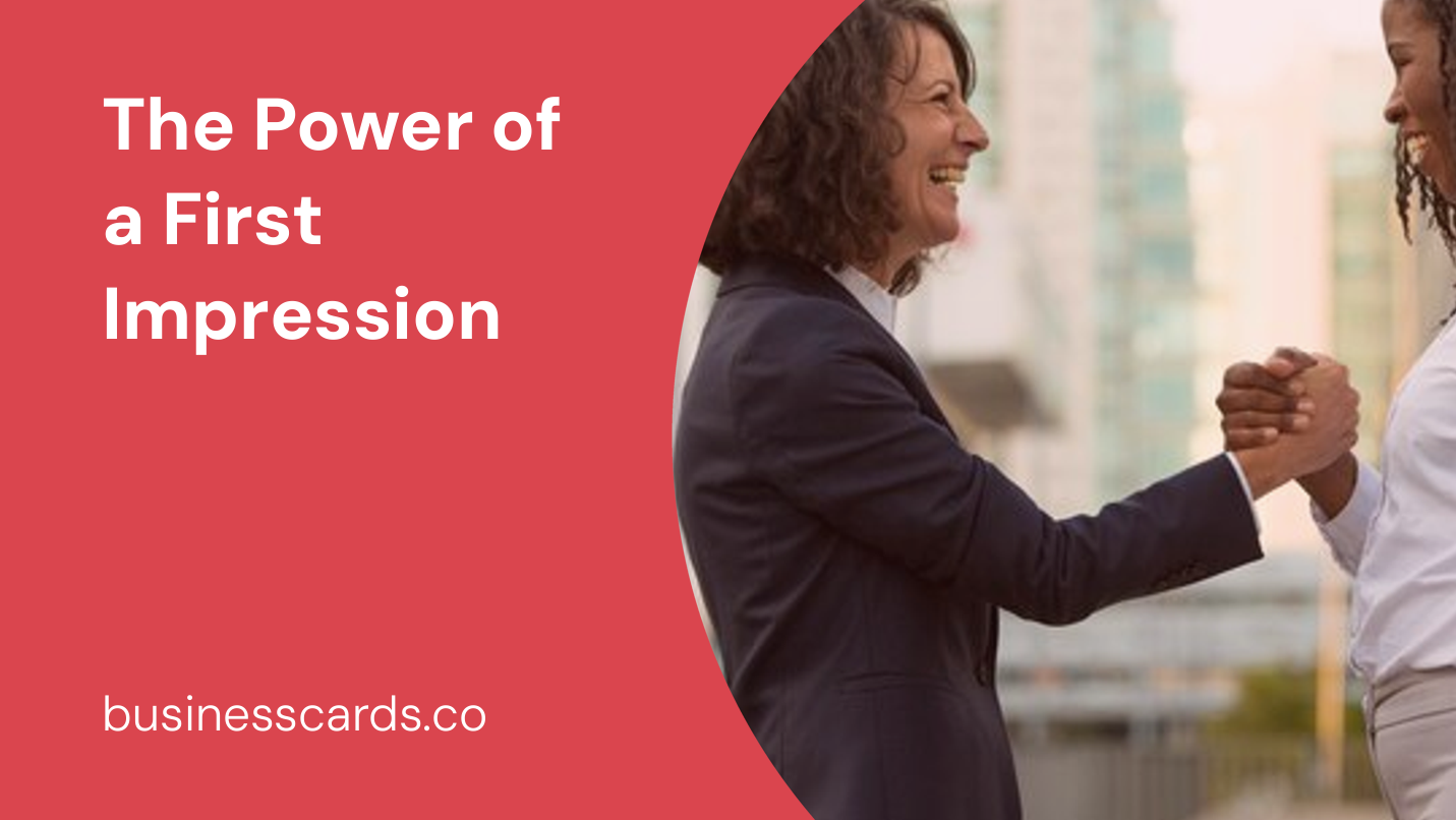 the power of a first impression