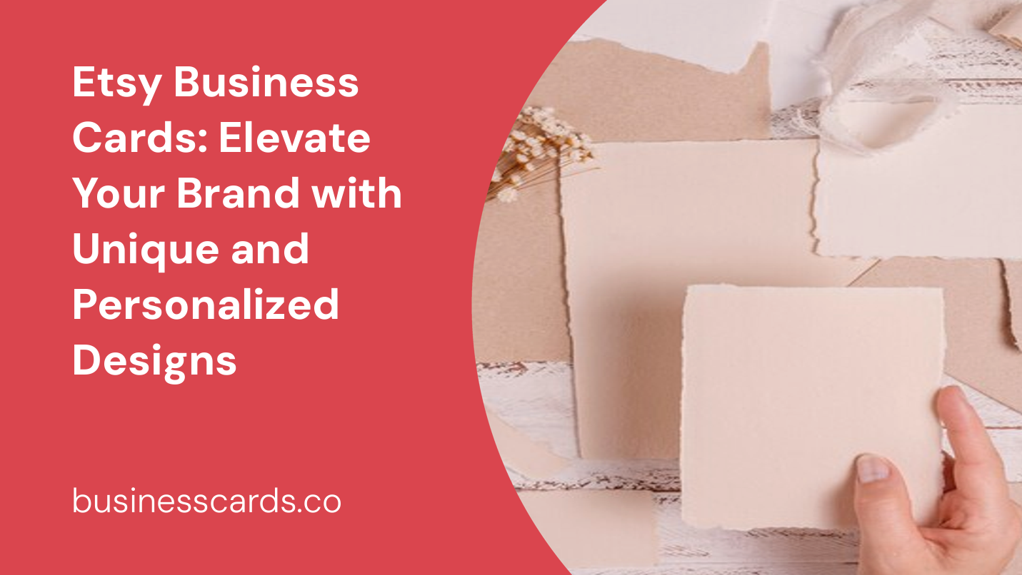 etsy business cards elevate your brand with unique and personalized designs