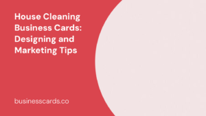 house cleaning business cards designing and marketing tips