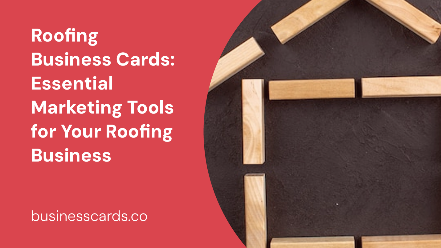roofing business cards essential marketing tools for your roofing business