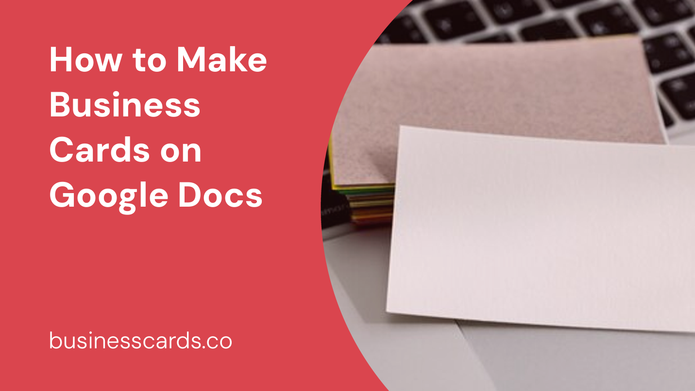 how to make business cards on google docs