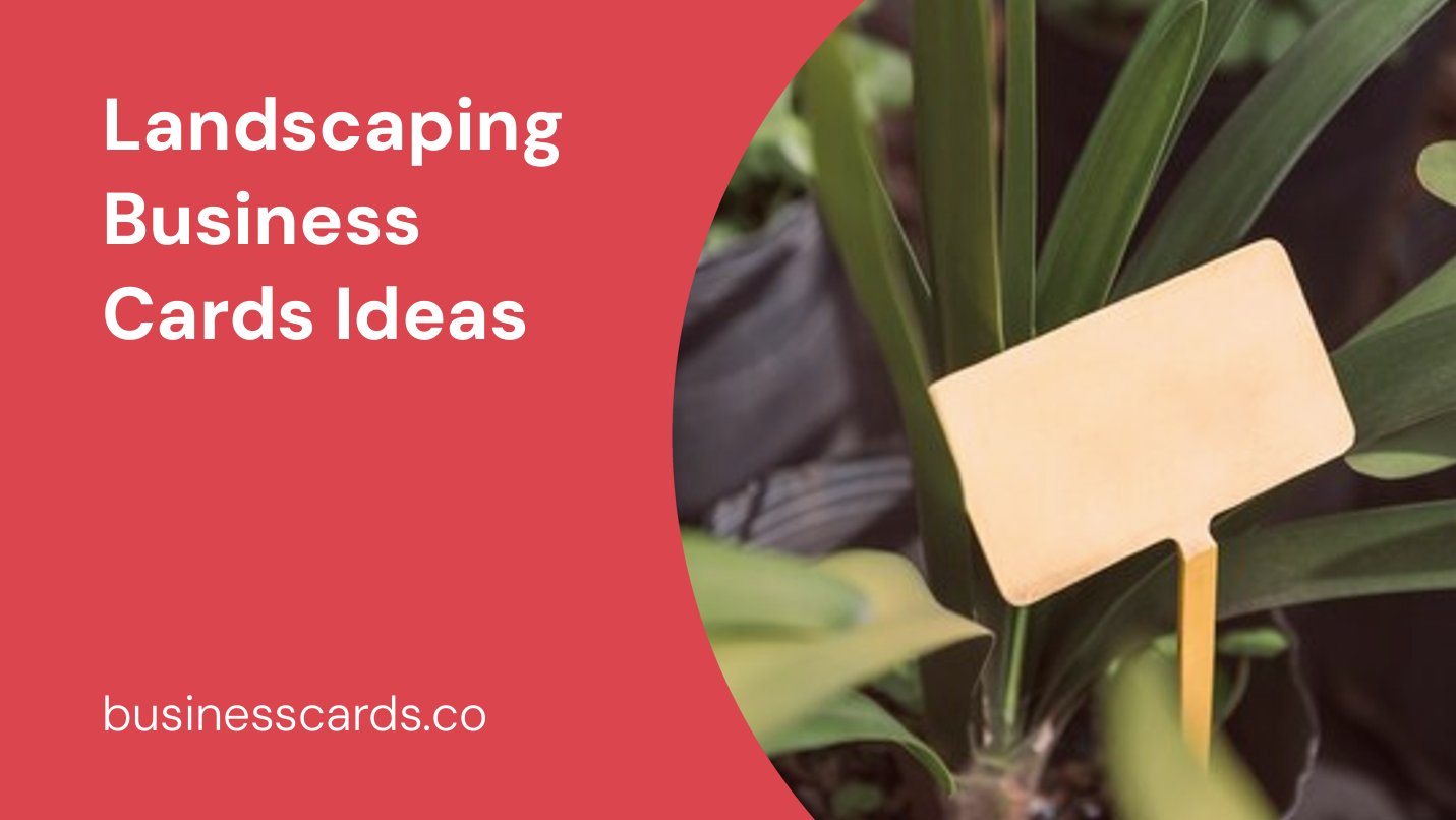 landscaping business cards ideas