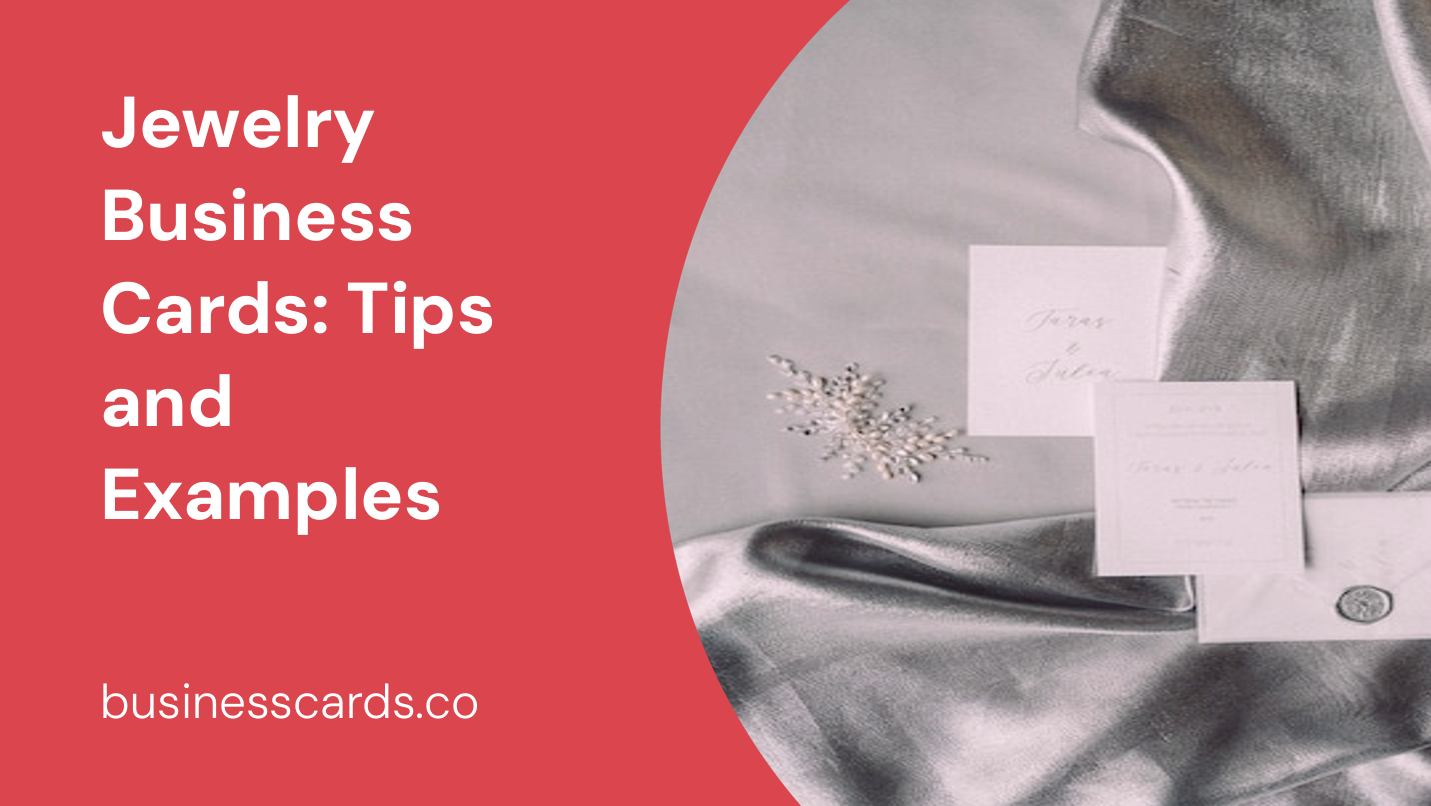 jewelry business cards tips and examples