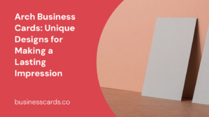 arch business cards unique designs for making a lasting impression