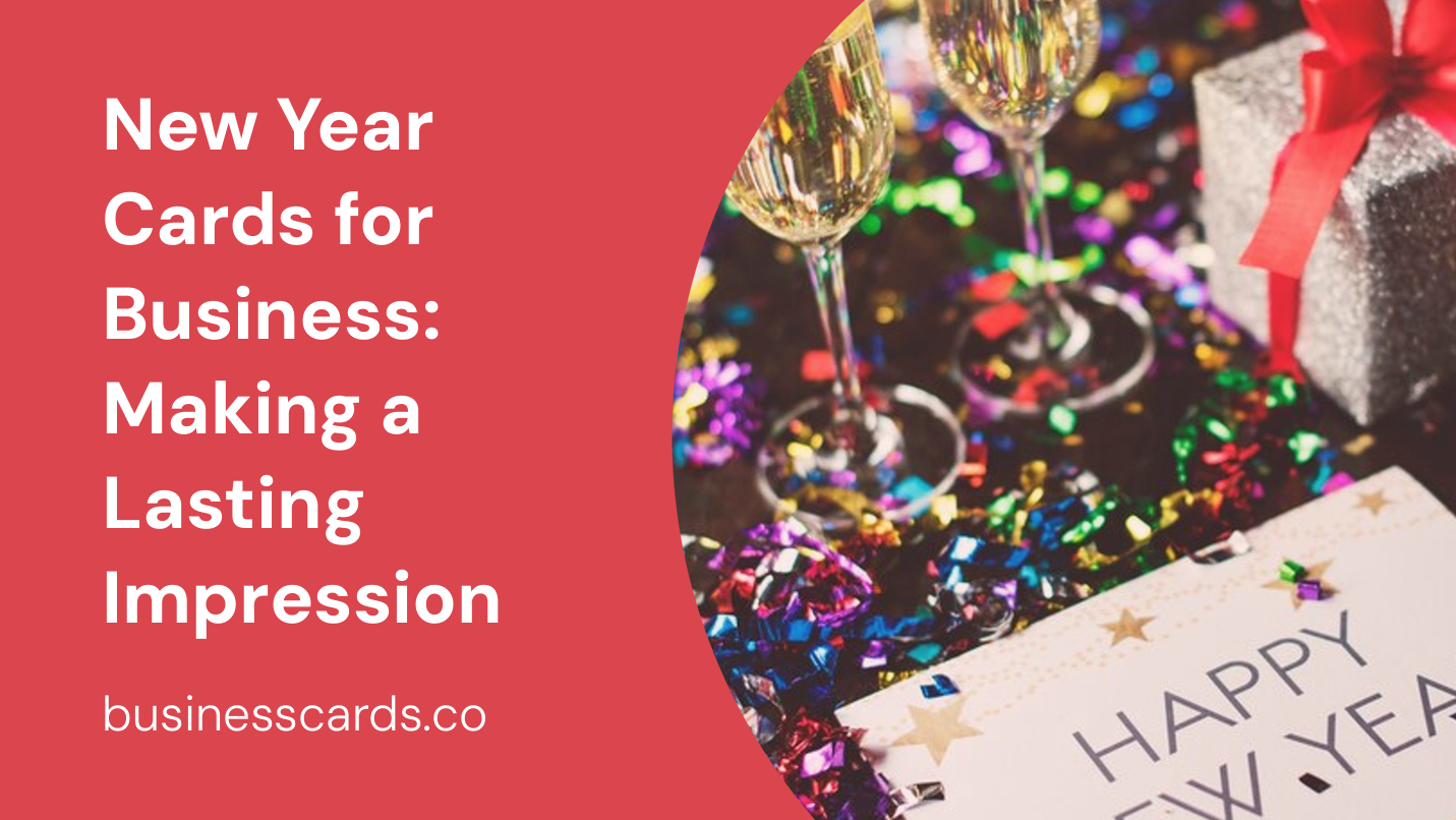 new year cards for business making a lasting impression