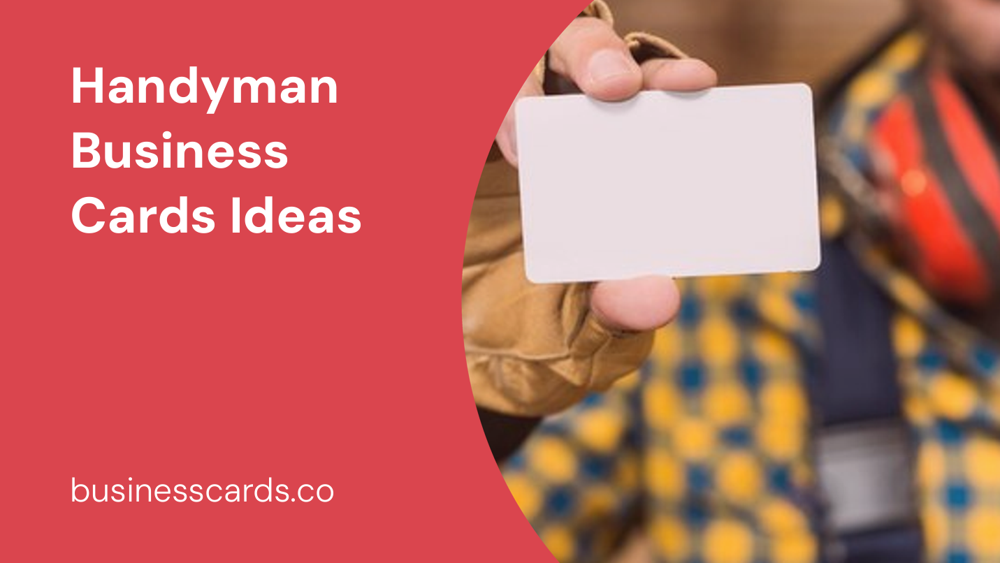 handyman business cards ideas