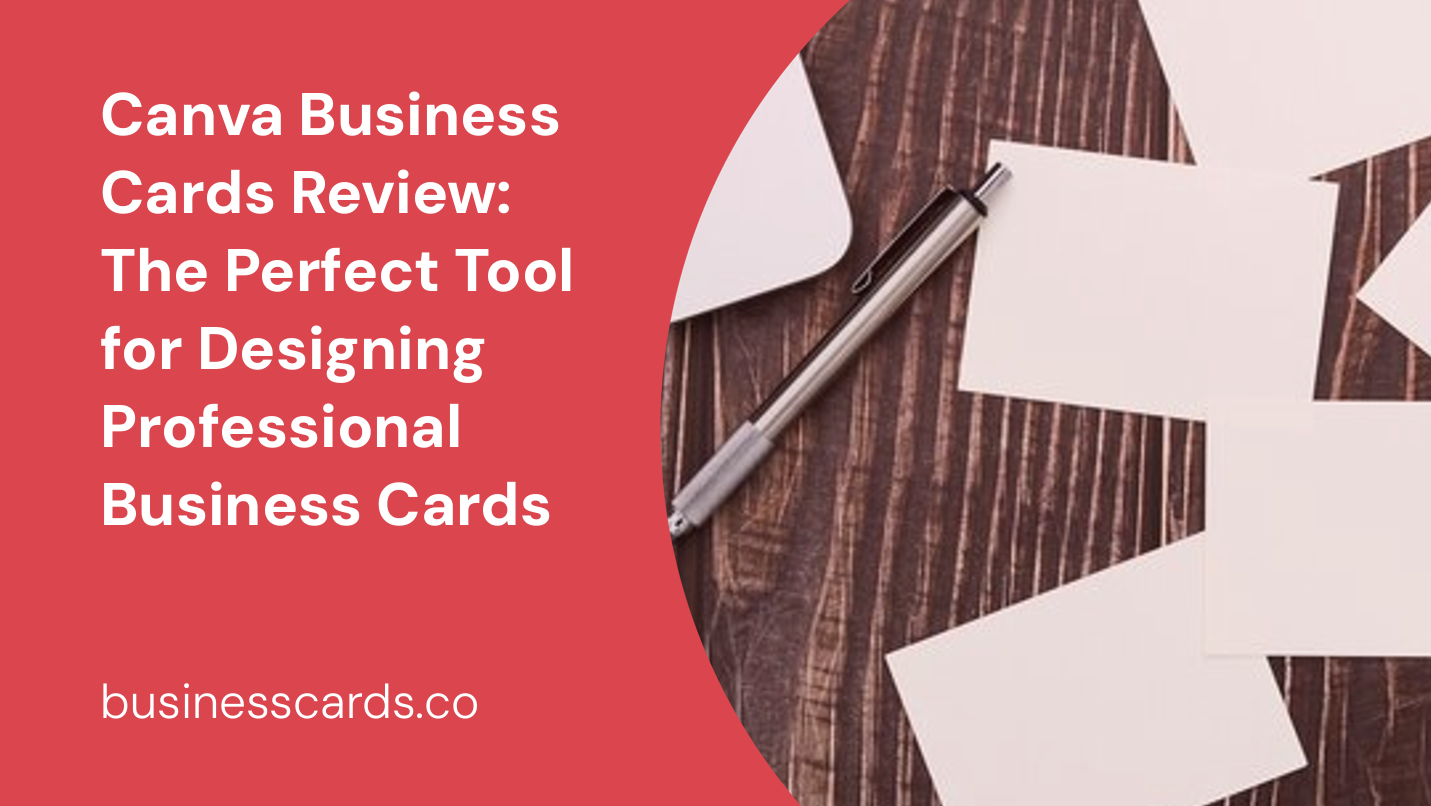 canva business cards review the perfect tool for designing professional business cards