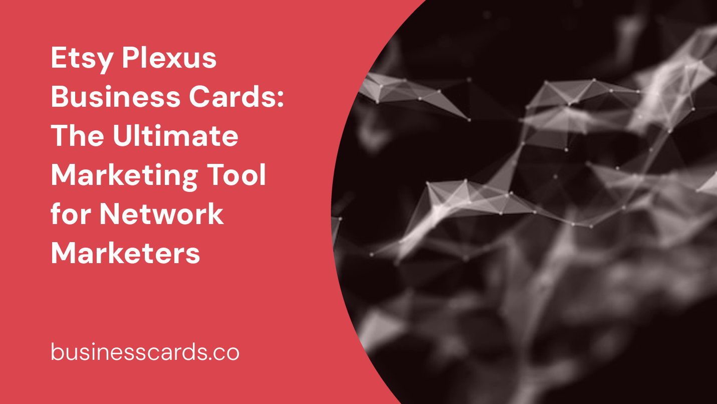 etsy plexus business cards the ultimate marketing tool for network marketers
