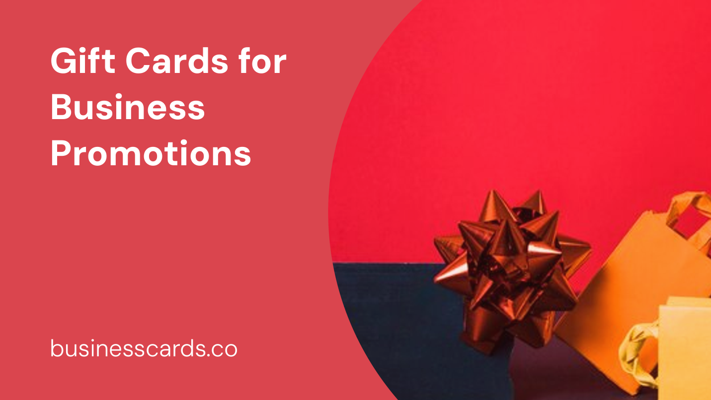 gift cards for business promotions