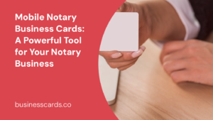 mobile notary business cards a powerful tool for your notary business