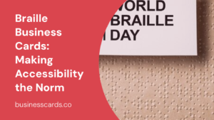 braille business cards making accessibility the norm