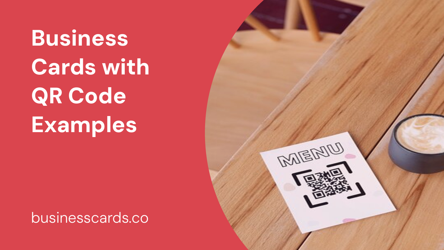 business cards with qr code examples