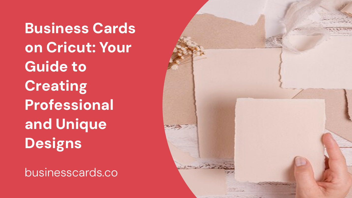 business cards on cricut your guide to creating professional and unique designs