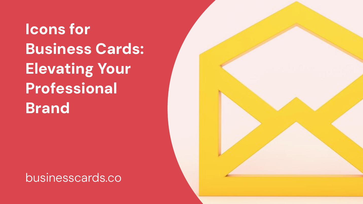 icons for business cards elevating your professional brand
