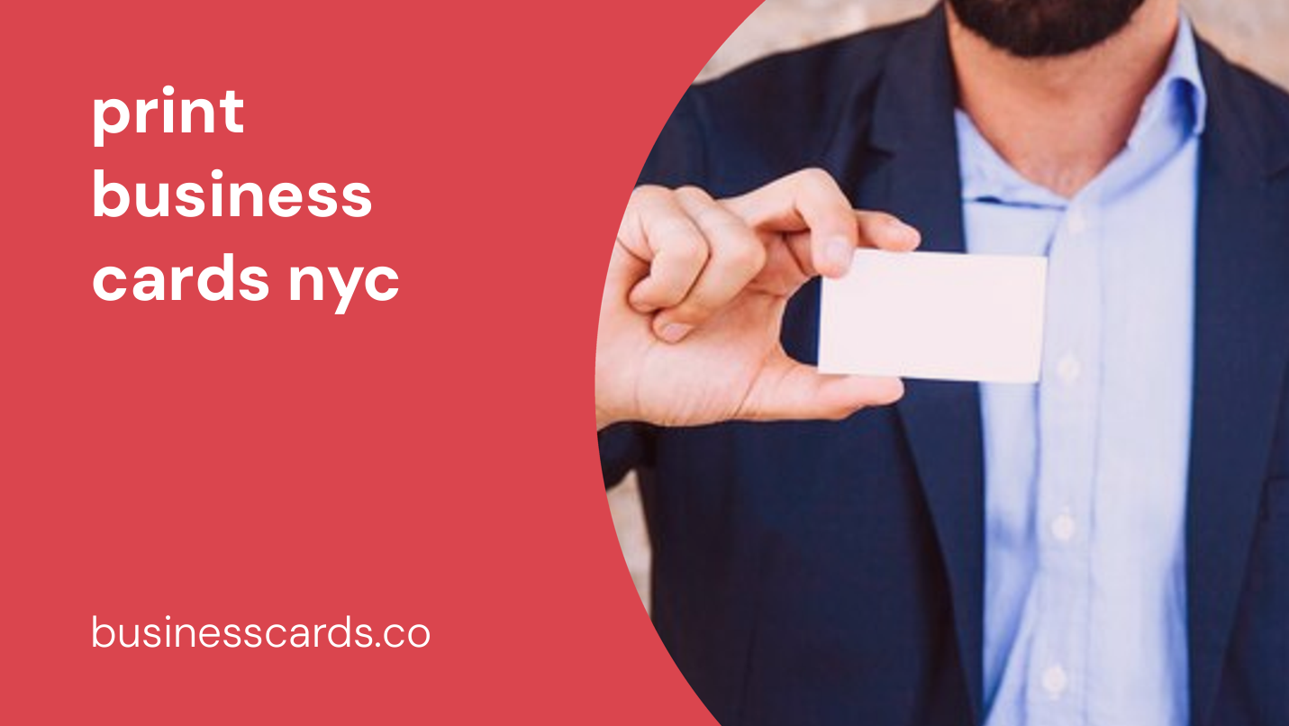 print business cards nyc