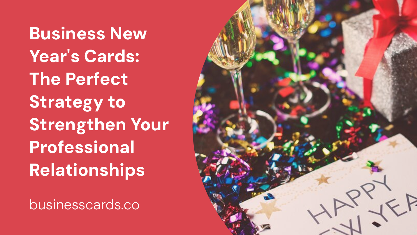 business new year 8217 s cards the perfect strategy to strengthen your professional relationships