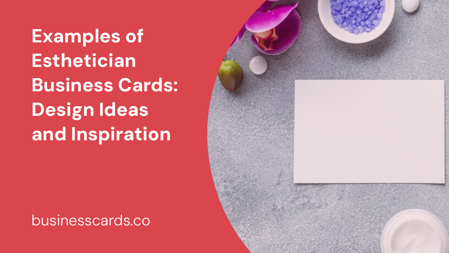 examples of esthetician business cards design ideas and inspiration
