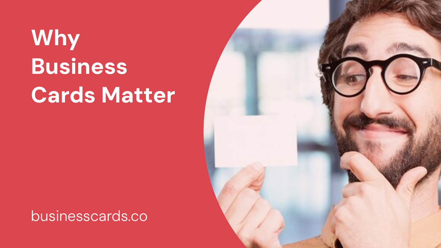 why business cards matter