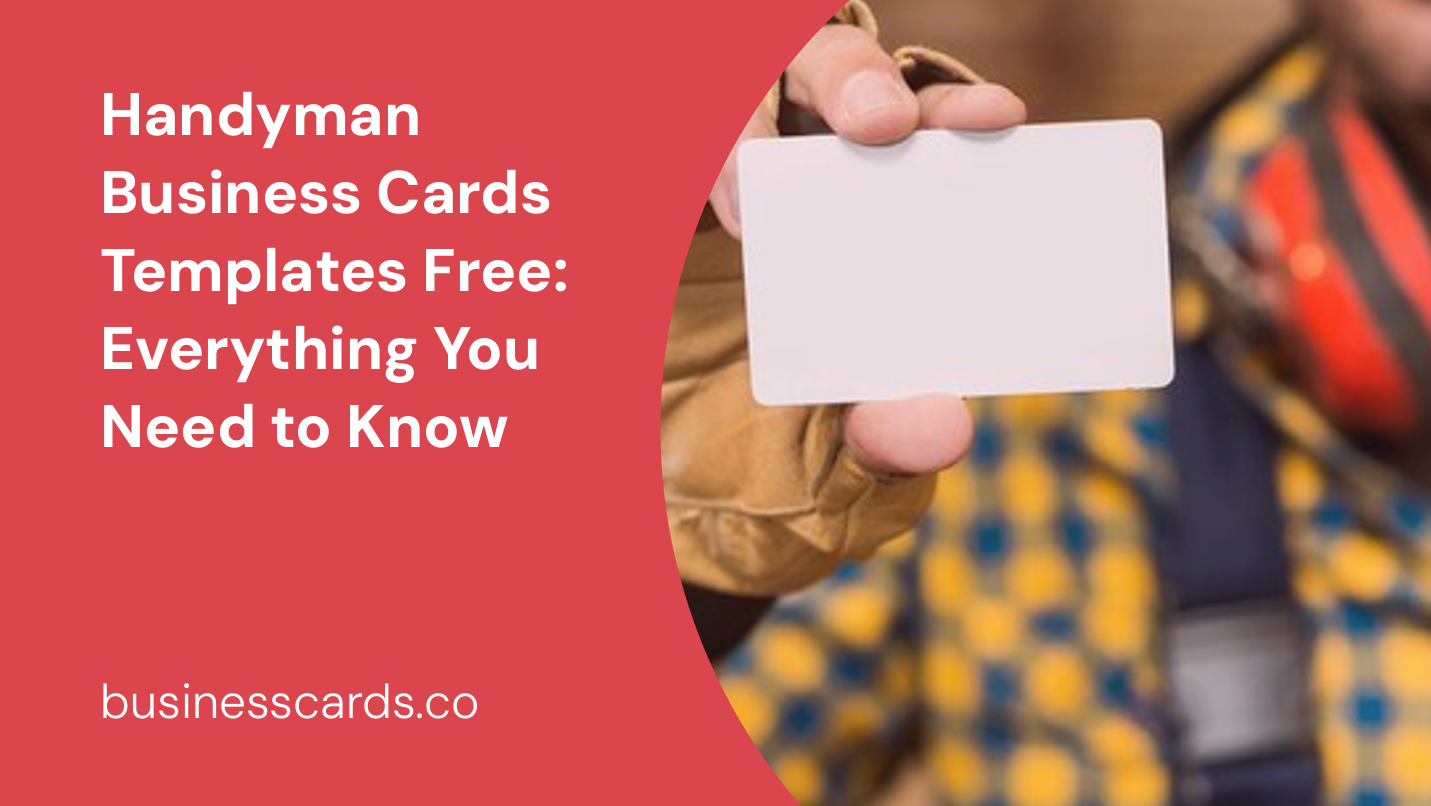 handyman business cards templates free everything you need to know