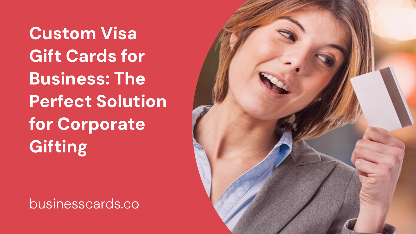 custom visa gift cards for business the perfect solution for corporate gifting
