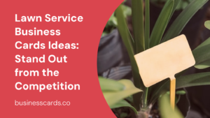 lawn service business cards ideas stand out from the competition