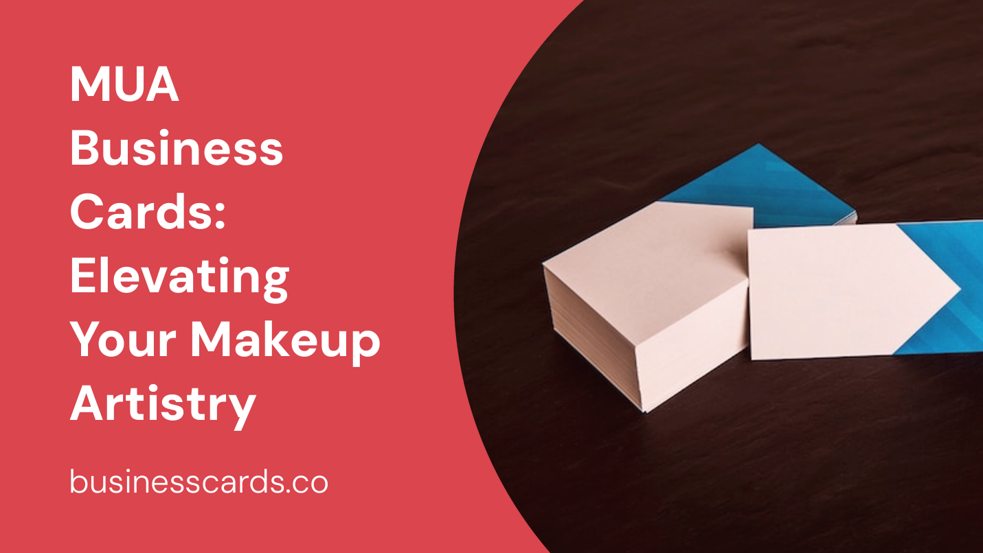 mua business cards elevating your makeup artistry