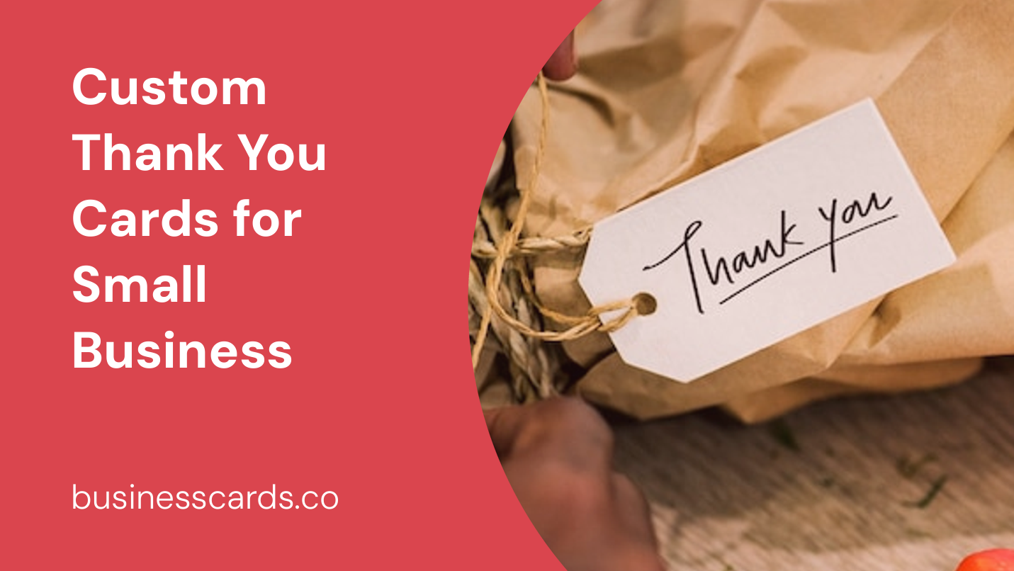 custom thank you cards for small business
