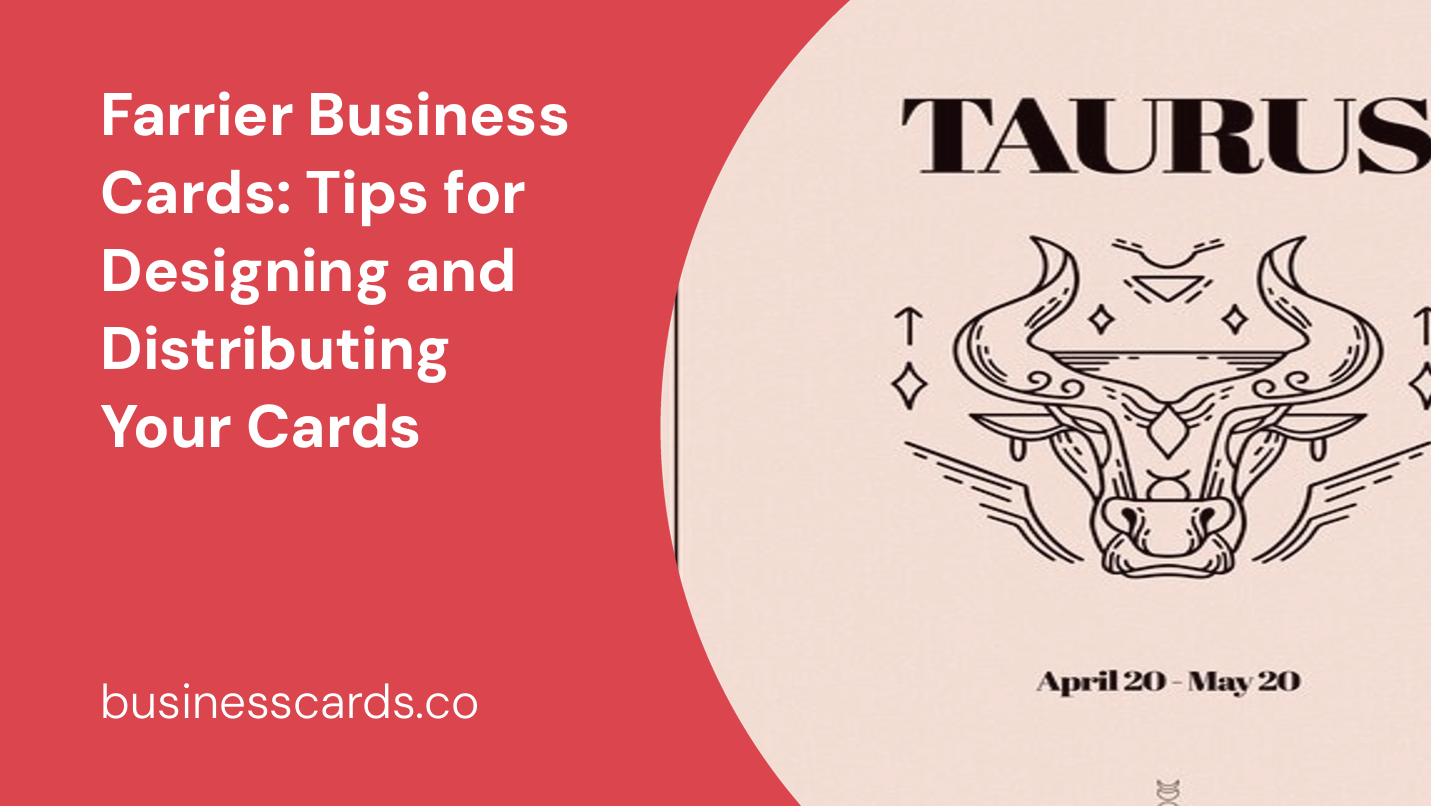farrier business cards tips for designing and distributing your cards