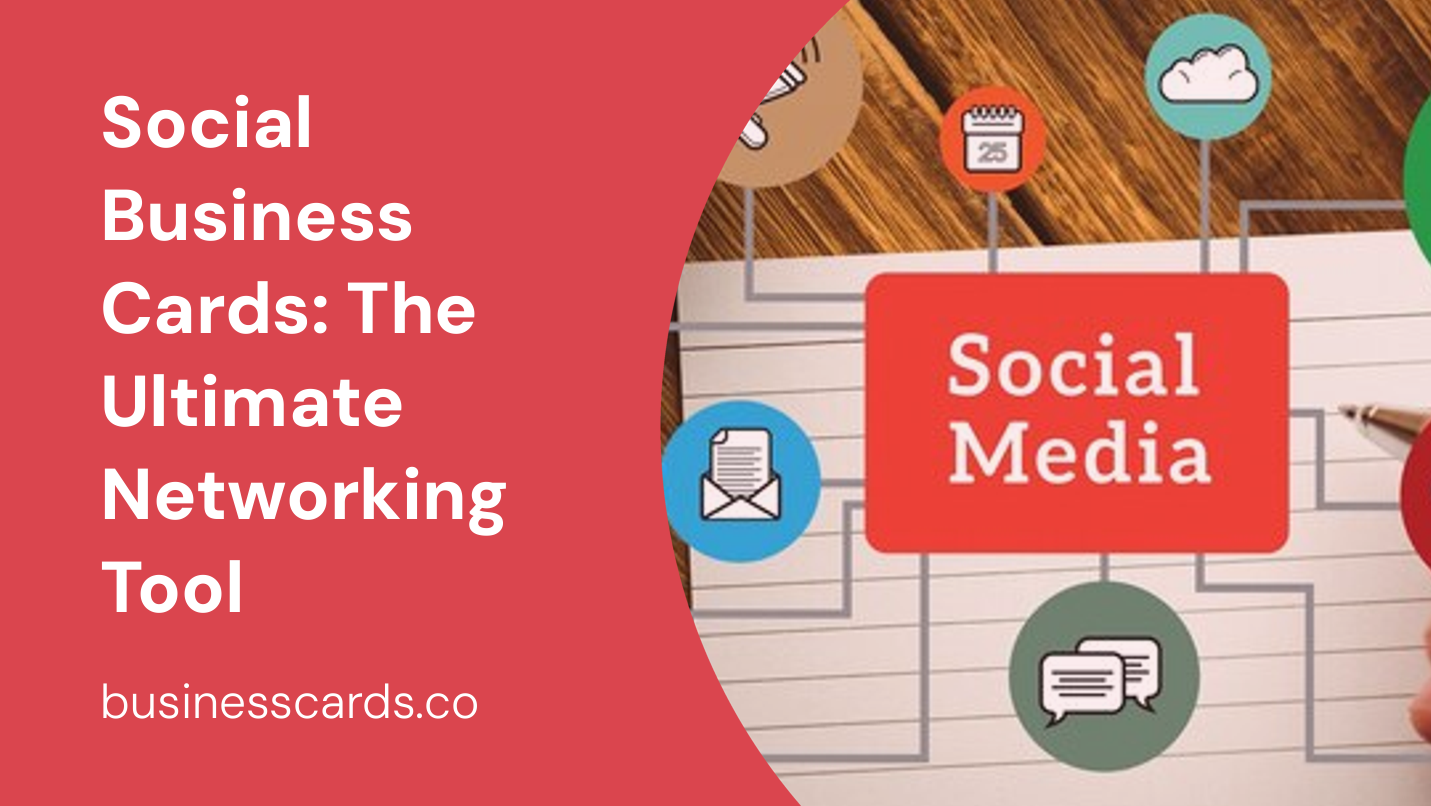 social business cards the ultimate networking tool