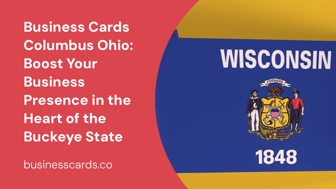 business cards columbus ohio boost your business presence in the heart of the buckeye state