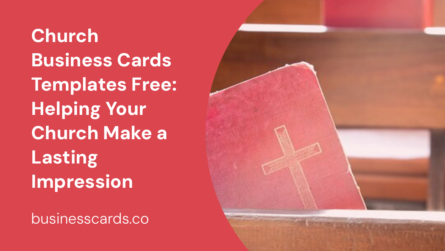 church business cards templates free helping your church make a lasting impression